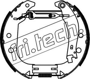 Fri.Tech. 16398 - Jeu de mâchoires de frein cwaw.fr