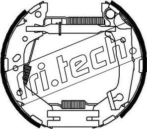 Fri.Tech. 16345 - Jeu de mâchoires de frein cwaw.fr