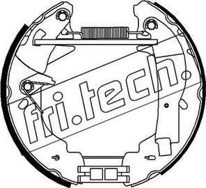 Fri.Tech. 16350 - Jeu de mâchoires de frein cwaw.fr