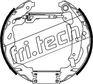 Fri.Tech. 16309 - Jeu de mâchoires de frein cwaw.fr