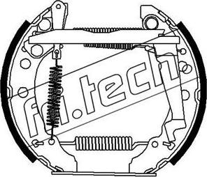 Fri.Tech. 16300 - Jeu de mâchoires de frein cwaw.fr