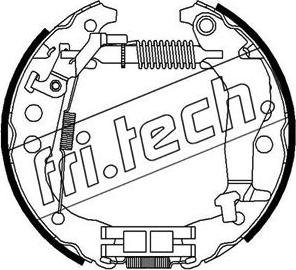 Fri.Tech. 16314 - Jeu de mâchoires de frein cwaw.fr