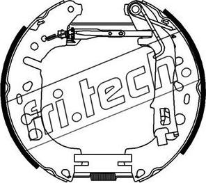 Fri.Tech. 16389 - Jeu de mâchoires de frein cwaw.fr