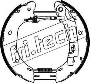 Fri.Tech. 16386 - Jeu de mâchoires de frein cwaw.fr