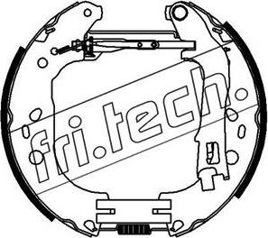 Fri.Tech. 16387 - Jeu de mâchoires de frein cwaw.fr