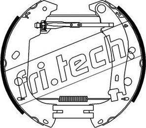 Fri.Tech. 16374 - Jeu de mâchoires de frein cwaw.fr