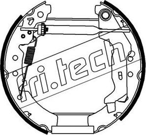 Fri.Tech. 16294 - Jeu de mâchoires de frein cwaw.fr