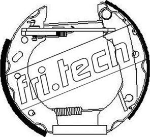 Fri.Tech. 16264 - Jeu de mâchoires de frein cwaw.fr