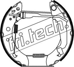 Fri.Tech. 16212 - Jeu de mâchoires de frein cwaw.fr