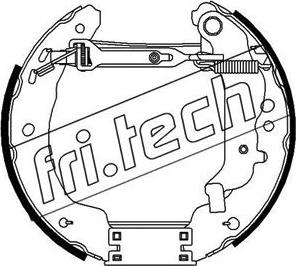 Fri.Tech. 16284 - Jeu de mâchoires de frein cwaw.fr