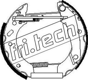 Fri.Tech. 16282 - Jeu de mâchoires de frein cwaw.fr