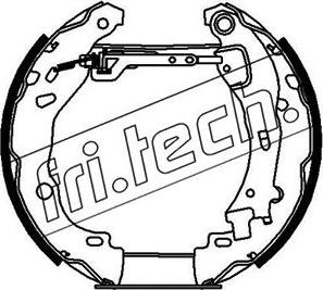 Fri.Tech. 16276 - Jeu de mâchoires de frein cwaw.fr