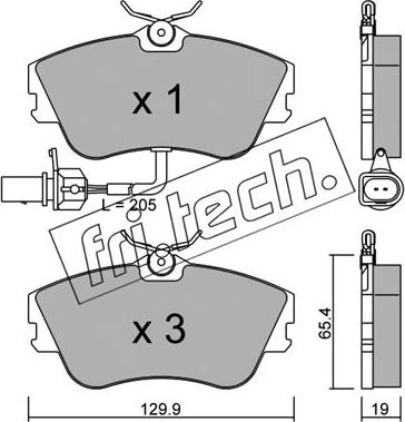 Lucas Electrical GDB1367 - Kit de plaquettes de frein, frein à disque cwaw.fr