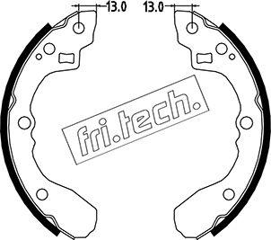 Fri.Tech. 1049.147 - Jeu de mâchoires de frein cwaw.fr