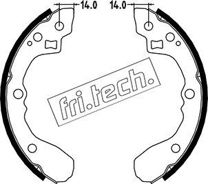 Fri.Tech. 1049.151 - Jeu de mâchoires de frein cwaw.fr