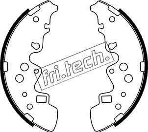 Fri.Tech. 1049.158 - Jeu de mâchoires de frein cwaw.fr