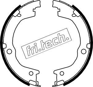 Fri.Tech. 1049.165 - Jeu de mâchoires de frein, frein de stationnement cwaw.fr