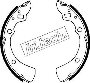 Fri.Tech. 1049.115 - Jeu de mâchoires de frein cwaw.fr