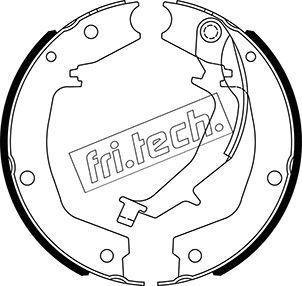 Fri.Tech. 1049.172 - Jeu de mâchoires de frein, frein de stationnement cwaw.fr