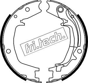 Fri.Tech. 1046.215Y - Jeu de mâchoires de frein, frein de stationnement cwaw.fr