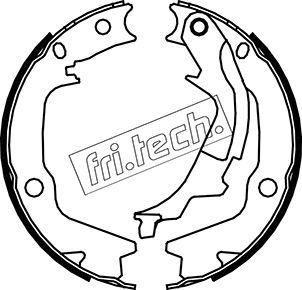 Fri.Tech. 1046.222 - Jeu de mâchoires de frein, frein de stationnement cwaw.fr