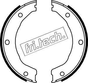 Fri.Tech. 1040.158 - Jeu de mâchoires de frein, frein de stationnement cwaw.fr