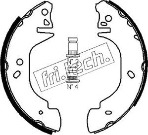 Fri.Tech. 1040.135 - Jeu de mâchoires de frein cwaw.fr