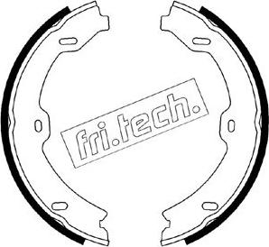 Fri.Tech. 1052.134 - Jeu de mâchoires de frein, frein de stationnement cwaw.fr