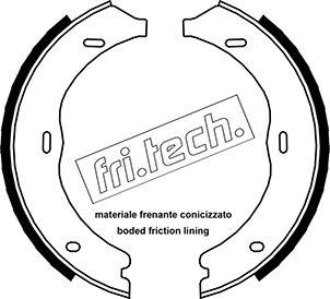 Fri.Tech. 1052.135 - Jeu de mâchoires de frein, frein de stationnement cwaw.fr