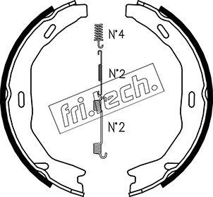 Fri.Tech. 1052.132K - Jeu de mâchoires de frein, frein de stationnement cwaw.fr