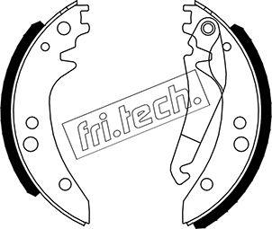 Fri.Tech. 1052.125 - Jeu de mâchoires de frein cwaw.fr