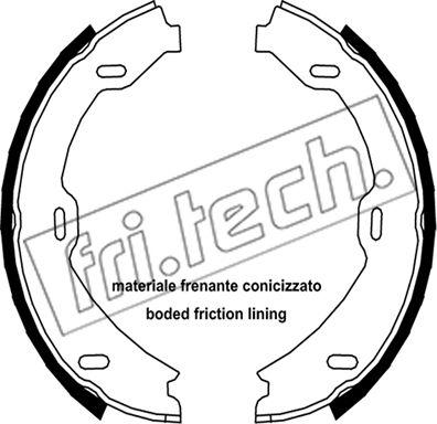 Fri.Tech. 1052.128 - Jeu de mâchoires de frein, frein de stationnement cwaw.fr