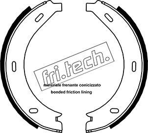 Fri.Tech. 1052.123 - Jeu de mâchoires de frein, frein de stationnement cwaw.fr