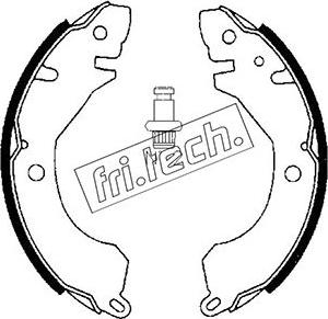 Fri.Tech. 1064.157 - Jeu de mâchoires de frein cwaw.fr