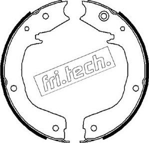 Fri.Tech. 1064.179 - Jeu de mâchoires de frein, frein de stationnement cwaw.fr