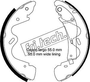 Fri.Tech. 1067.193 - Jeu de mâchoires de frein cwaw.fr