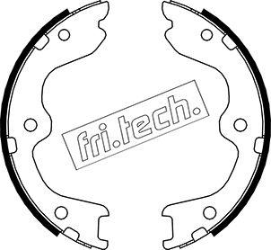 Fri.Tech. 1067.197 - Jeu de mâchoires de frein, frein de stationnement cwaw.fr