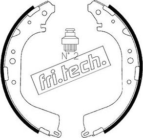 Fri.Tech. 1067.179 - Jeu de mâchoires de frein cwaw.fr