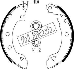 Fri.Tech. 1004.008 - Jeu de mâchoires de frein cwaw.fr