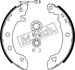 Fri.Tech. 1004.007 - Jeu de mâchoires de frein cwaw.fr