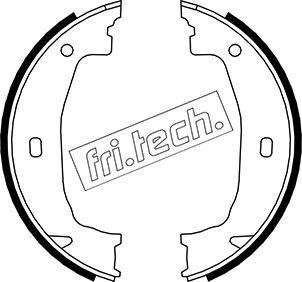 Fri.Tech. 1019.028 - Jeu de mâchoires de frein, frein de stationnement cwaw.fr