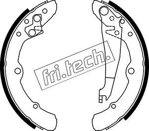 Fri.Tech. 1016.020 - Jeu de mâchoires de frein cwaw.fr