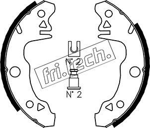 Fri.Tech. 1088.205 - Jeu de mâchoires de frein cwaw.fr