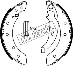 Fri.Tech. 1088.222 - Jeu de mâchoires de frein cwaw.fr