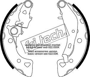 Fri.Tech. 1022.034Y - Jeu de mâchoires de frein cwaw.fr