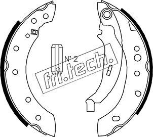 Fri.Tech. 1079.195 - Jeu de mâchoires de frein cwaw.fr