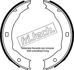 Fri.Tech. 1079.193 - Jeu de mâchoires de frein, frein de stationnement cwaw.fr