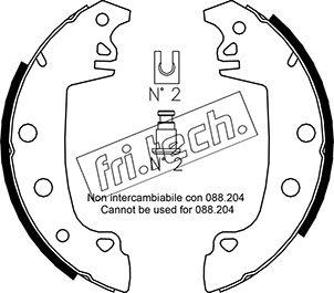 Fri.Tech. 1079.187 - Jeu de mâchoires de frein cwaw.fr