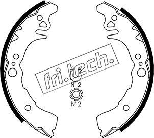 Fri.Tech. 1115.305 - Jeu de mâchoires de frein cwaw.fr