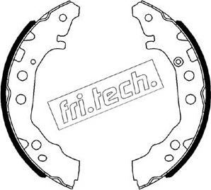 Fri.Tech. 1115.331 - Jeu de mâchoires de frein cwaw.fr